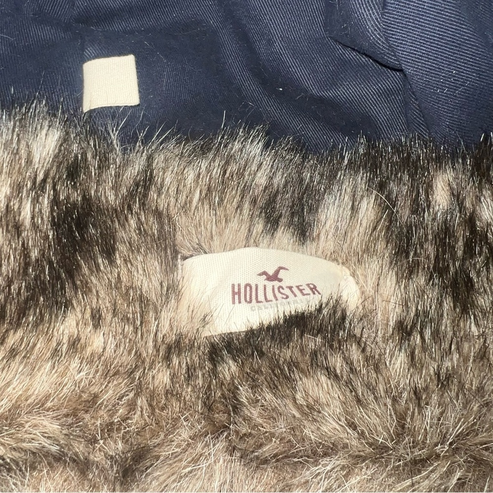 Hollister Flannel Plaid Hat with Faux Fur Ear Covering Cousin Eddie Y2K  Unisex - Picture 3 of 4